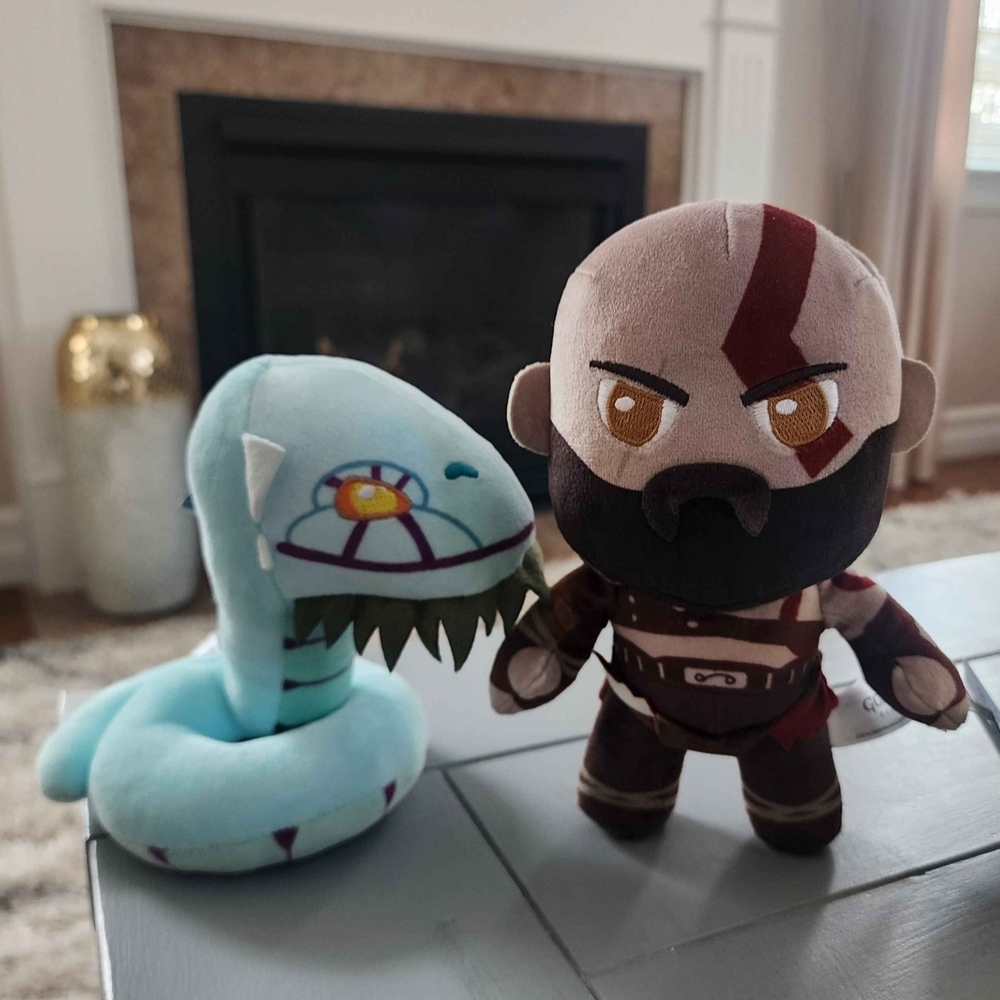 God Of War World Serpent & Ragnarok Kratos 8" Small Plush Sony PS5